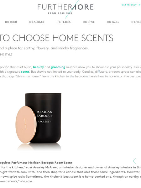 Furthermore from Equinox Furthermore How to Choose Home Scents Featuring Jean Liu Design