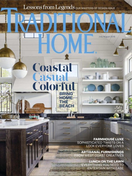 Traditional Home Traditional Home Cover coastal casual colorful kitchen Jean Liu Design