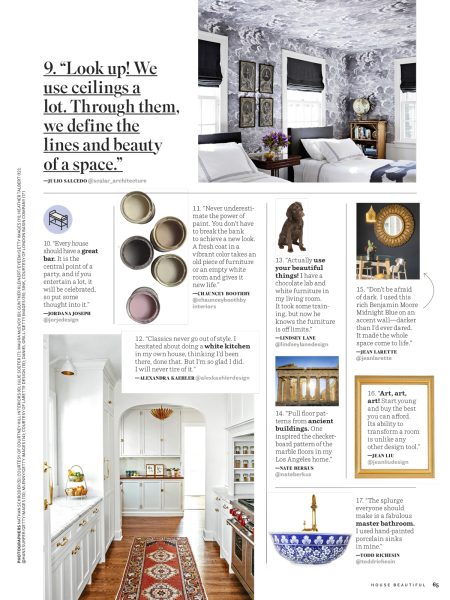 House Beautiful House Beautiful Make a Statement feature statement on art by Jean Liu Design