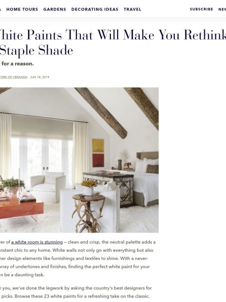 Veranda - <a href="https://www.veranda.com/home-decorators/news/a1114/best-white-paint/" target="_blank" rel="noopener noreferrer">View Full Article</a> Veranda Article Cover White Paints That'll Make You Rethink This Staple Shade