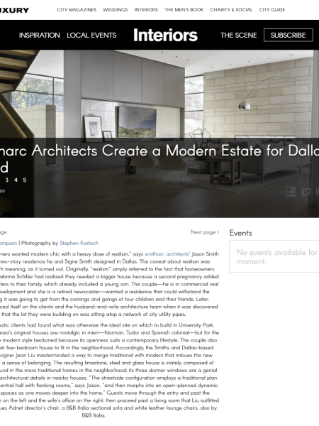 Modern Luxury Modern Luxury Smitharc Architects Create a Modern Estate for Dallas Brood