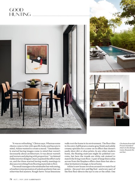 Garden & Gun Garden & Gun Interior Design Article on Jean Liu Design 3