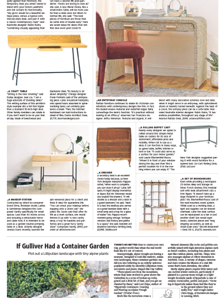 The Wall Street Journal - <a href="https://www.wsj.com/articles/6-double-duty-desks-for-working-from-home-11585930942" target="_blank" The Wall Street Journal Double-Duty Desk by Jean Liu Design