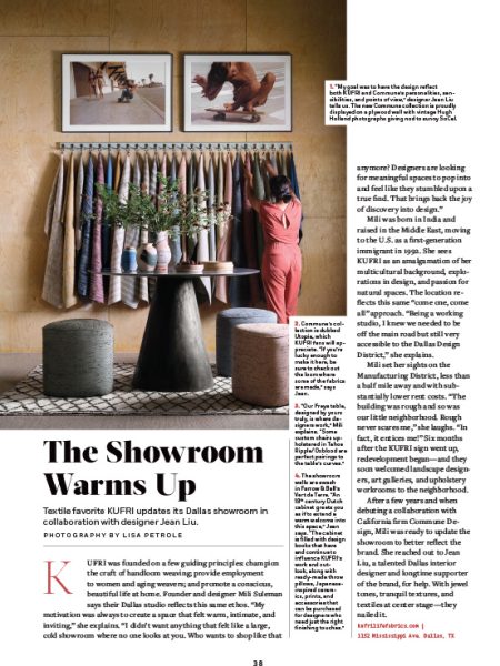 RUE The Showroom Warms Up - Kufri jean Liu Design Rue Article Page 2